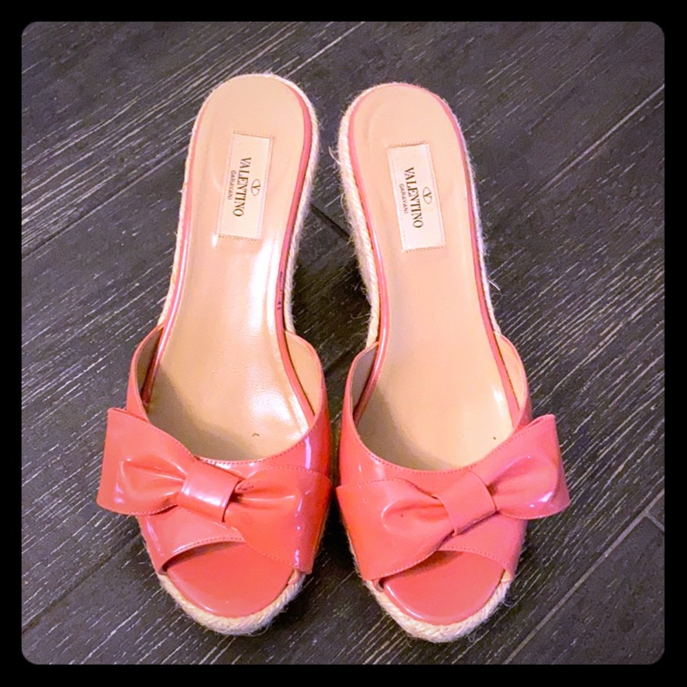 Valentino Espadrille Sandals on a platform